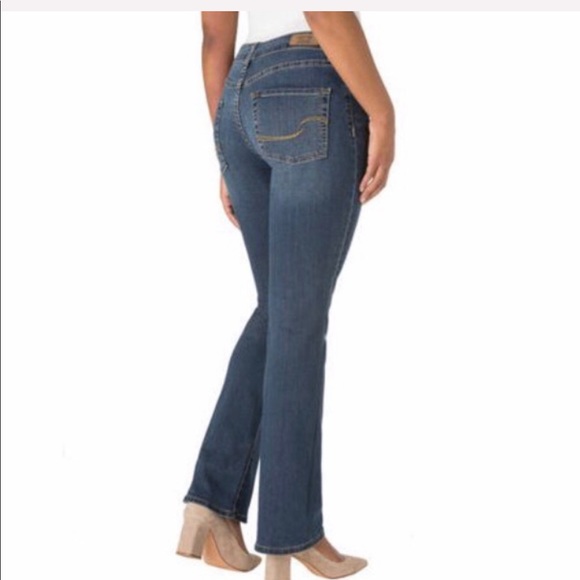 levi signature at waist bootcut jeans